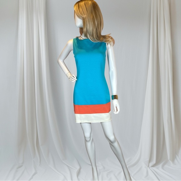 Trina Turk Dresses & Skirts - Trina Turk Colorblock Sheath Mini Dress